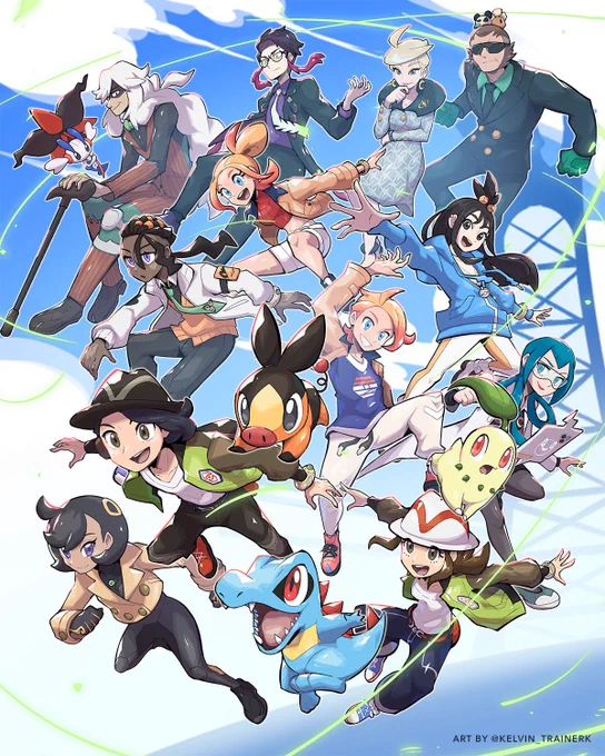 It's #PokemonLegendsZA release day!! Go leap into new adventure and climb up the ranks, everyone! #Pokemon #PokemonArt