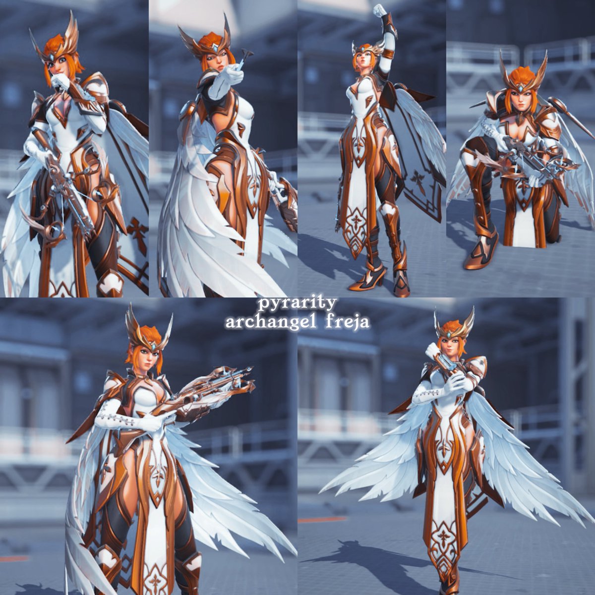 pyraVT's tweet image. archangel freja might be the most beautiful skin in the entire game thank you overwatch artists/designers