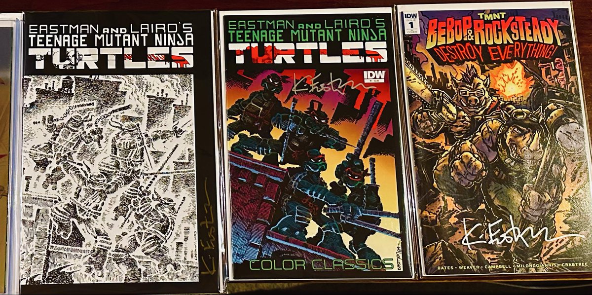 I really hope the new <a href="/veve_official/">VeVe | Digital Collectibles</a> tease is TMNT… here’s a sliver of my physical collection… those Eastman siggys tho🫶