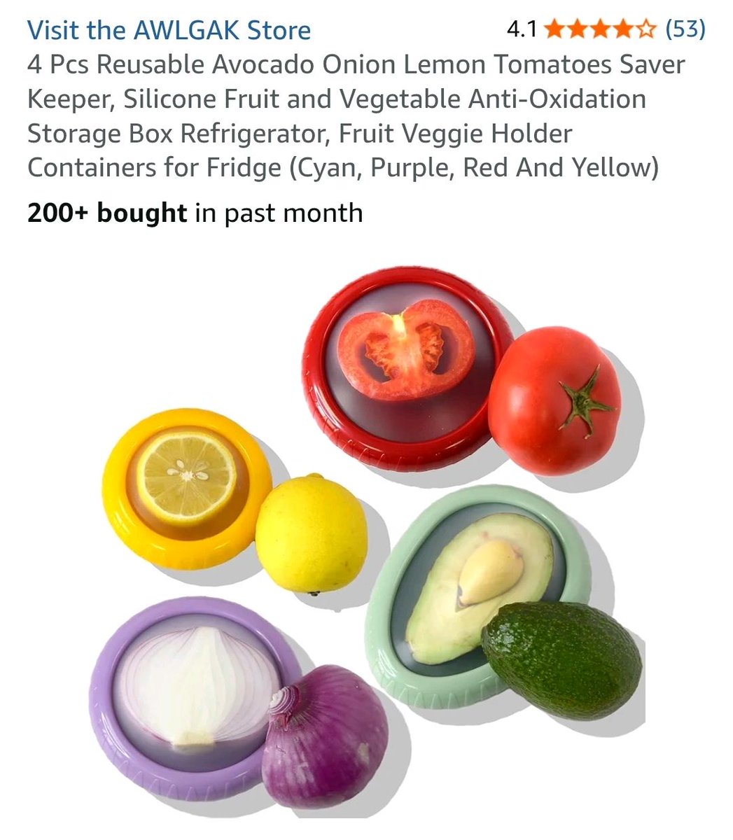 Agrieconom's tweet image. Keep your fruits and veggies fresher for longer! 🌟 Check out these handy reusable savers: amzn.to/41DI7wq. Perfect for your kitchen! 🥑 What’s your favorite fresh produce to store? #kitchentips #foodstorage #freshness