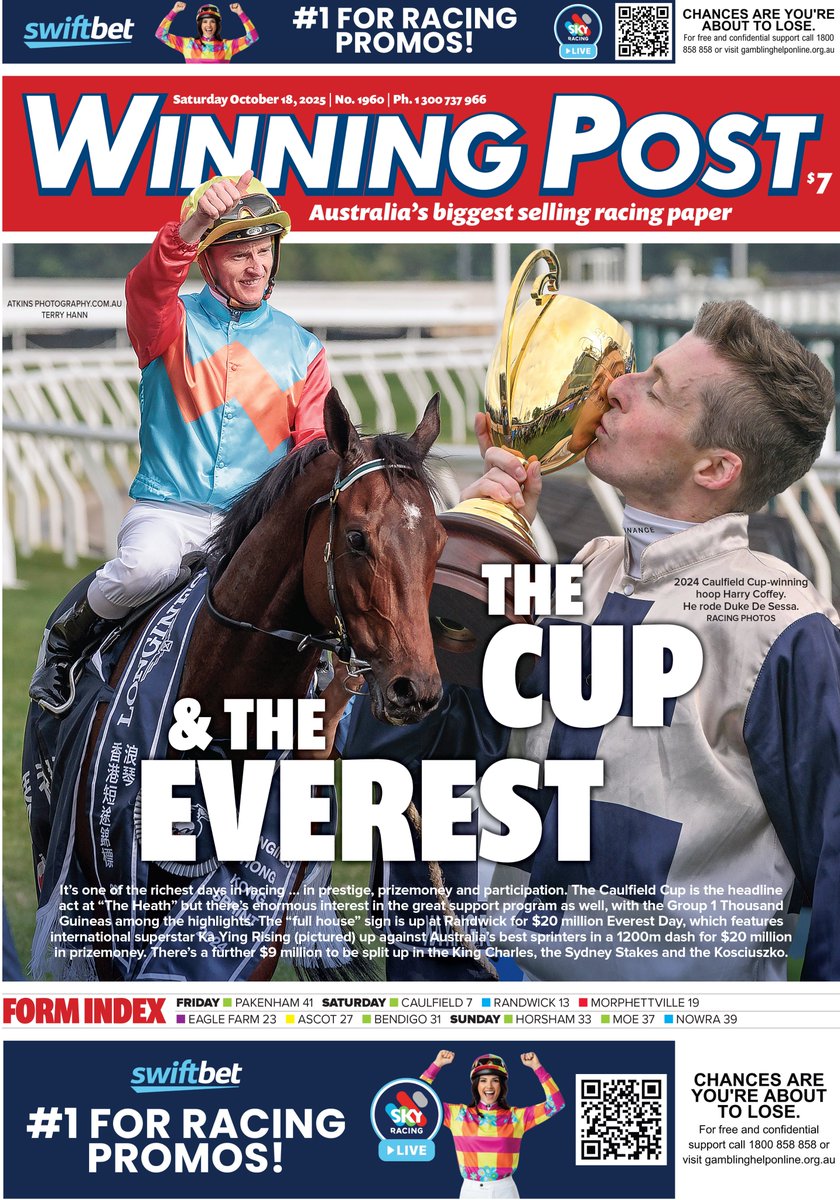 Winning_Post's tweet photo. We're set for a massive weekend of racing! 🏆 

Buy online version: https://t.co/qavEQpSHS7 https://t.co/FAuufxKcHP