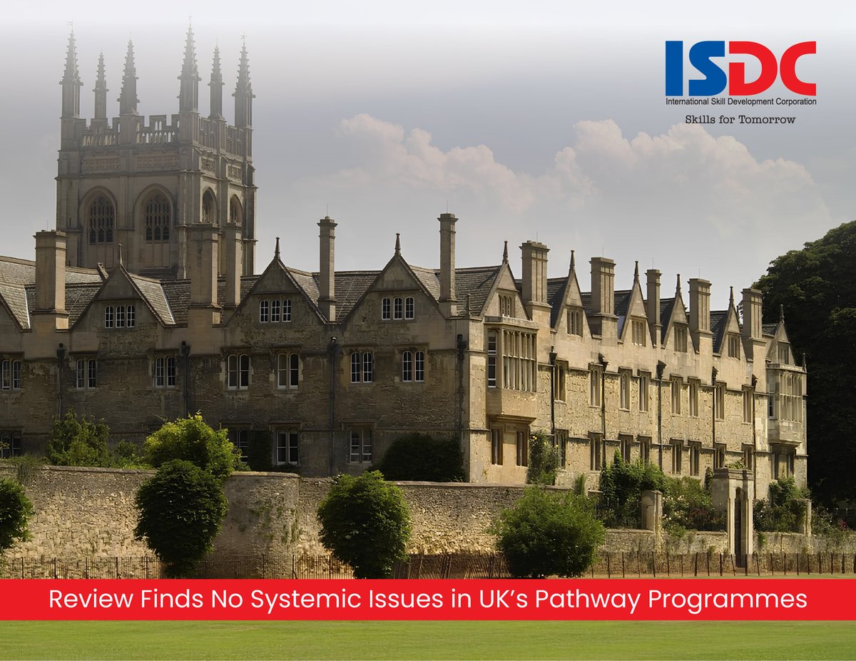 Review finds no systemic issues in UK’s pathway programmes

Read more here:
universityworldnews.com/post.php?story…

#ISDCGlobal #highereducation #ISDC #UK #internationalstudents