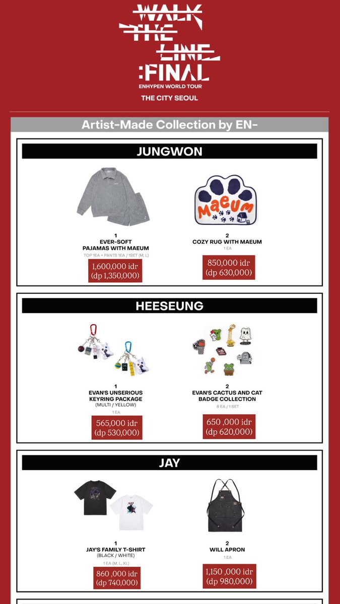 sksthetics's tweet photo. Open Jastip Merchandise 
ENHYPEN Artist Made at 
WTL FINAL Pop Up Store🇰🇷🍀

Hand carry est arrival INA 30 October 2025
Start Shipping 1 November 2025

form https://t.co/FHxXYDz3nL

mention @ after dm
tag. wts hc merch md walk the line en enha jasa titip sell ensell kr collection https://t.co/Wimn2CENSc