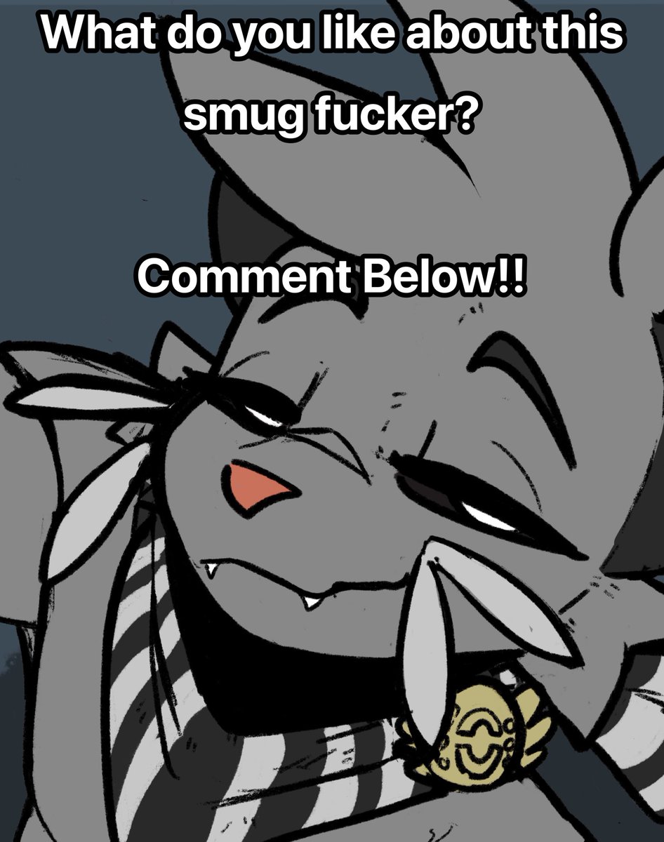 I wanna hear what you guys like about Spade 

I like hearing what people like about him, I also wonder if anyone has a crush on this smug little shit, like would you date this little shit?