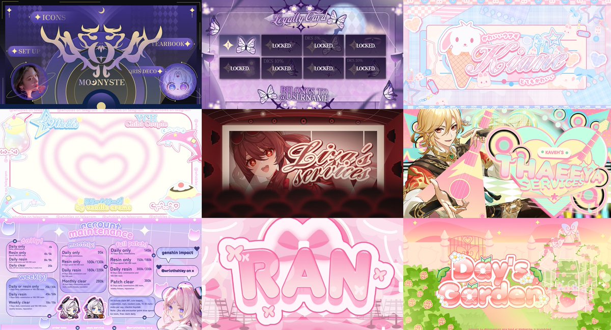 qWakasa's tweet image. Any kind of interaction is appreciated! 

Haii! Aku open custom order ya temen-temen! Seperti biasa porto dan pl bisa cek di carrd (qwakasa.carrd.co). Bisa mulai dm aku mulai hari ini ya! Slot akan aku update secara berkala! 

#zonauang #zonajajan