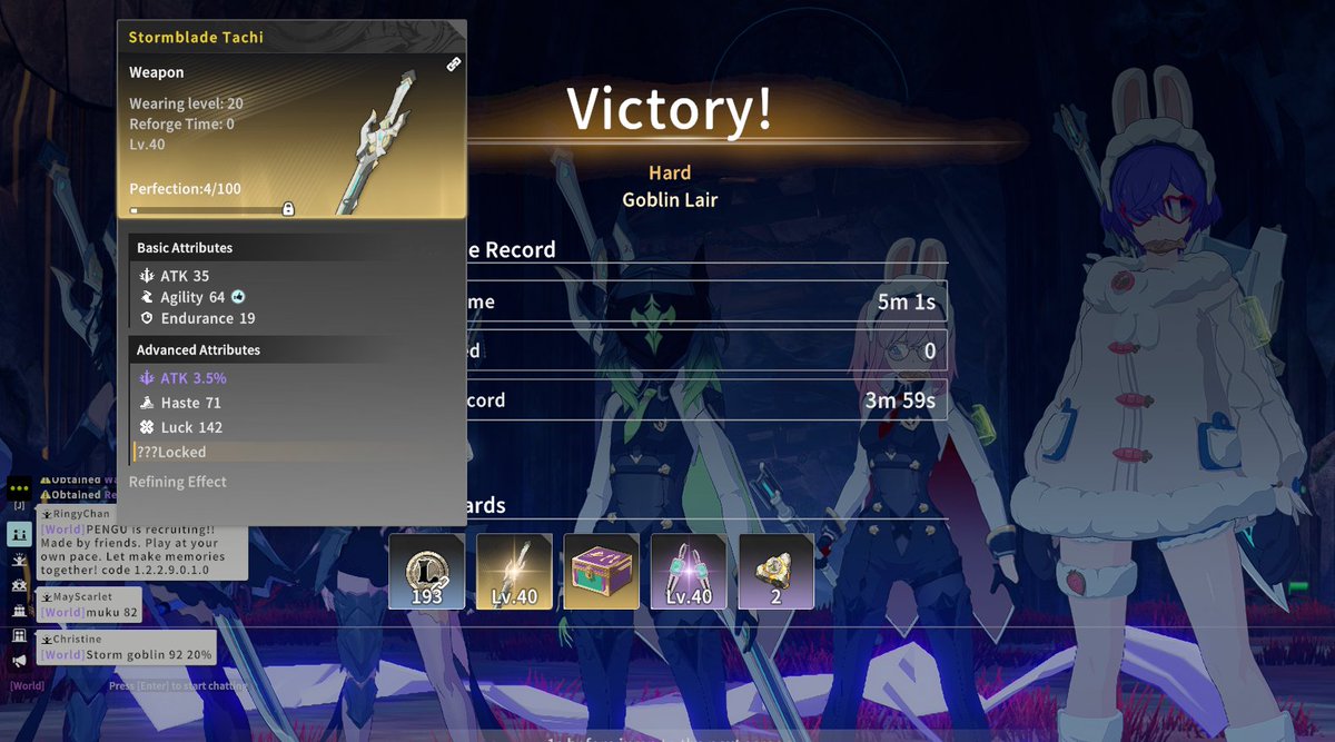 The gods have smiled upon me