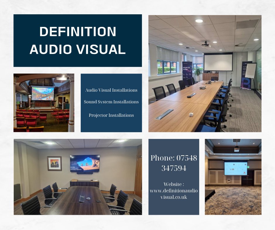 Professional Audio Visual Installation Solutions from Definition Audio Visual  Looking to upgrade your venue, meeting room, business, church or school.

Our specialist AV Installation team can provide you with a complete audio or visual installation solution from start to finish.