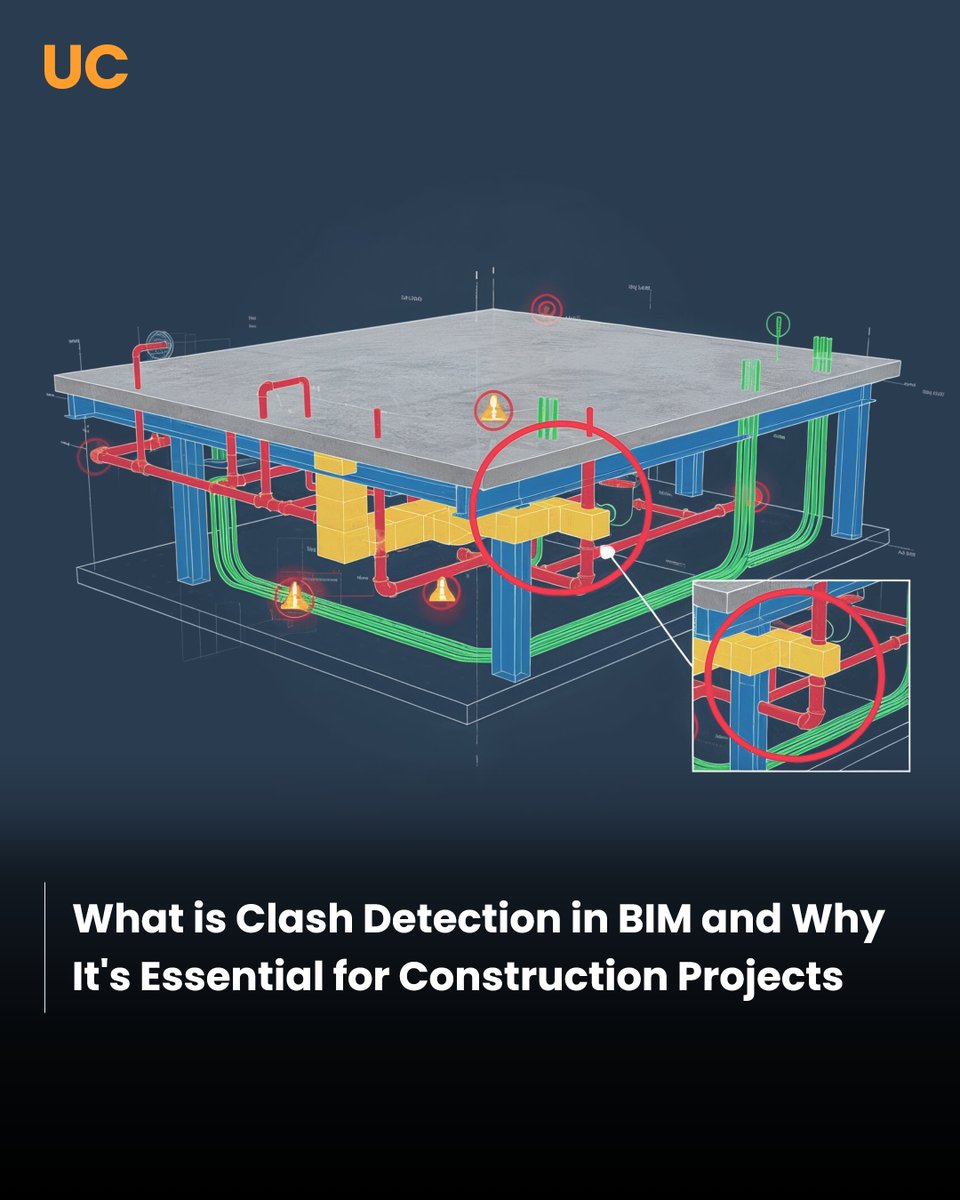 uniquescadd's tweet image. 🏛️ Clash detection is a key aspect in construction projects, enabling AEC experts to identify conflicts in design in 3D models. 🏗️ 

💡 Understand in detail how BIM clash detection is pivotal for construction projects.

🌐 To know more: bit.ly/48t651V

#clashdetection