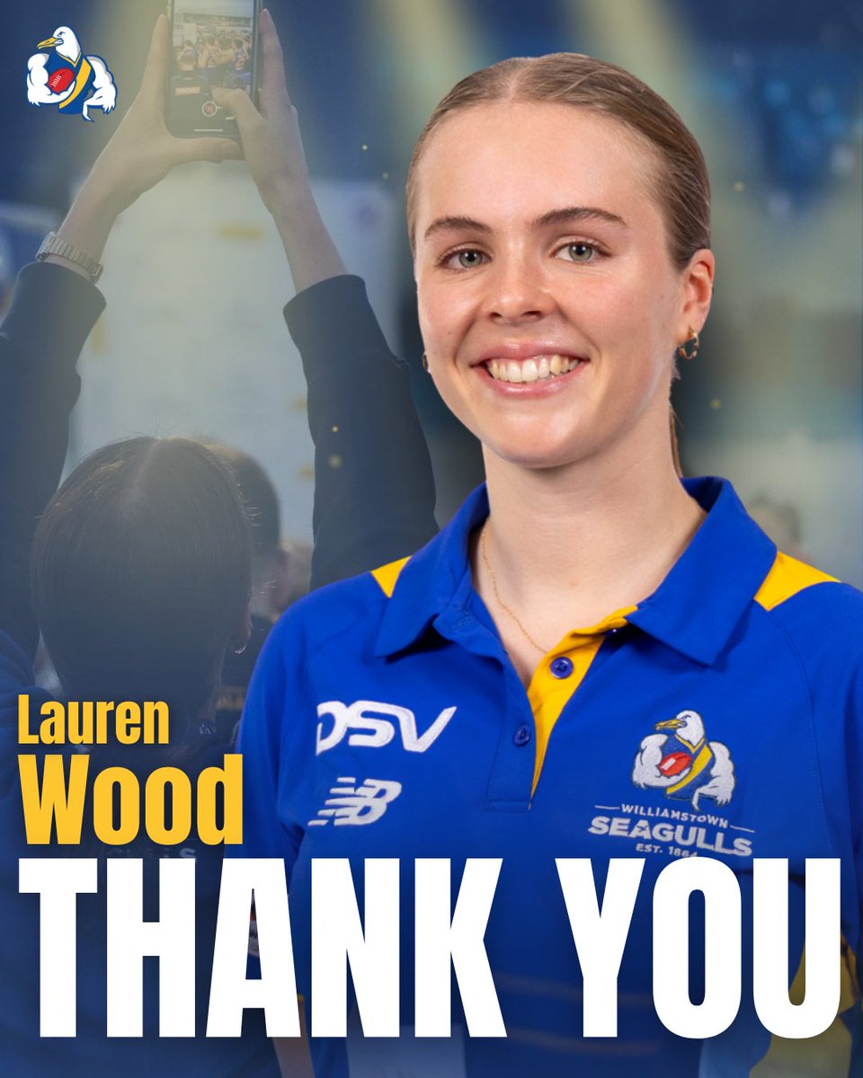 After nearly five incredible years at the Seagulls, Lauren Wood, Head of Digital and Content, is set to embark on a new adventure 📷

Learn more about Lauren’s time with the Gulls here: williamstownfc.com.au/lauren-wood-fa…