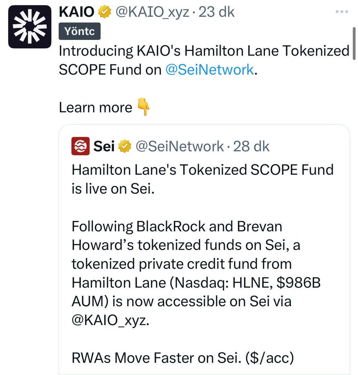 gtofweb3's tweet image. Can I get a GM?
It's Thursday already guys
Go hard or go home
I'll be going hard on @KAIO_xyz
KAIO enables regulated RWAs to thrive in permissionless finance.
No time to check time
Pre-rich family 💪
