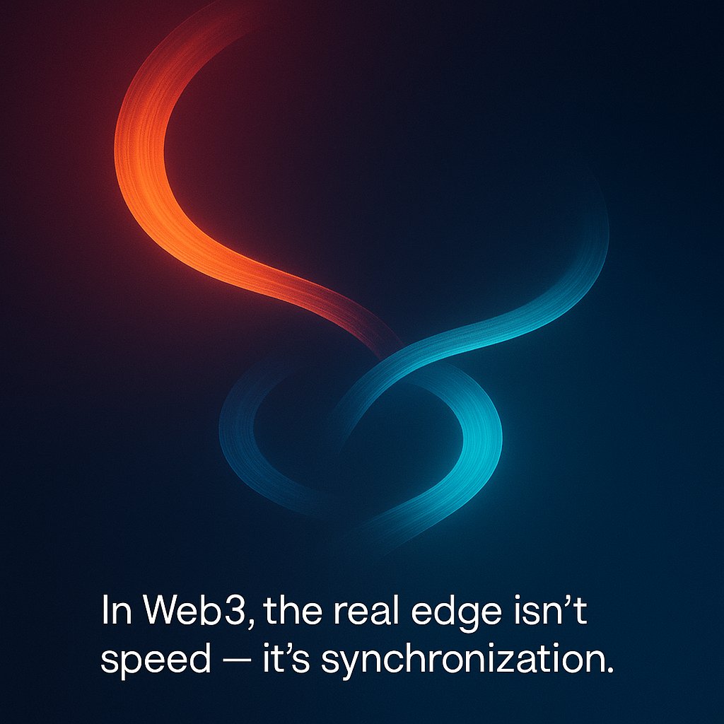 _Synarchy_'s tweet image. 🌐 Thursday: Industry Focus

⚙️ The Real Edge in Web3 Isn’t Speed — It’s Synchronization

🚀 In the early days of Web3, the loudest projects often won attention through speed, rapid launches, quick pivots, and a constant chase for visibility.
But the ecosystem is maturing. Now,…