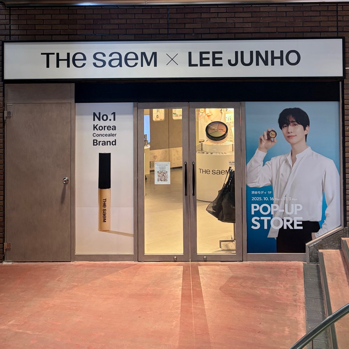 THESAEM x LEE JUNHO

✨THESAEM POP-UP STORE OPEN✨

📍 시부야 모디 1층
🗓 10.16(THU) – 11.03(MON)

#더샘 #THESAEM #LEEJUNHO #모디팝업