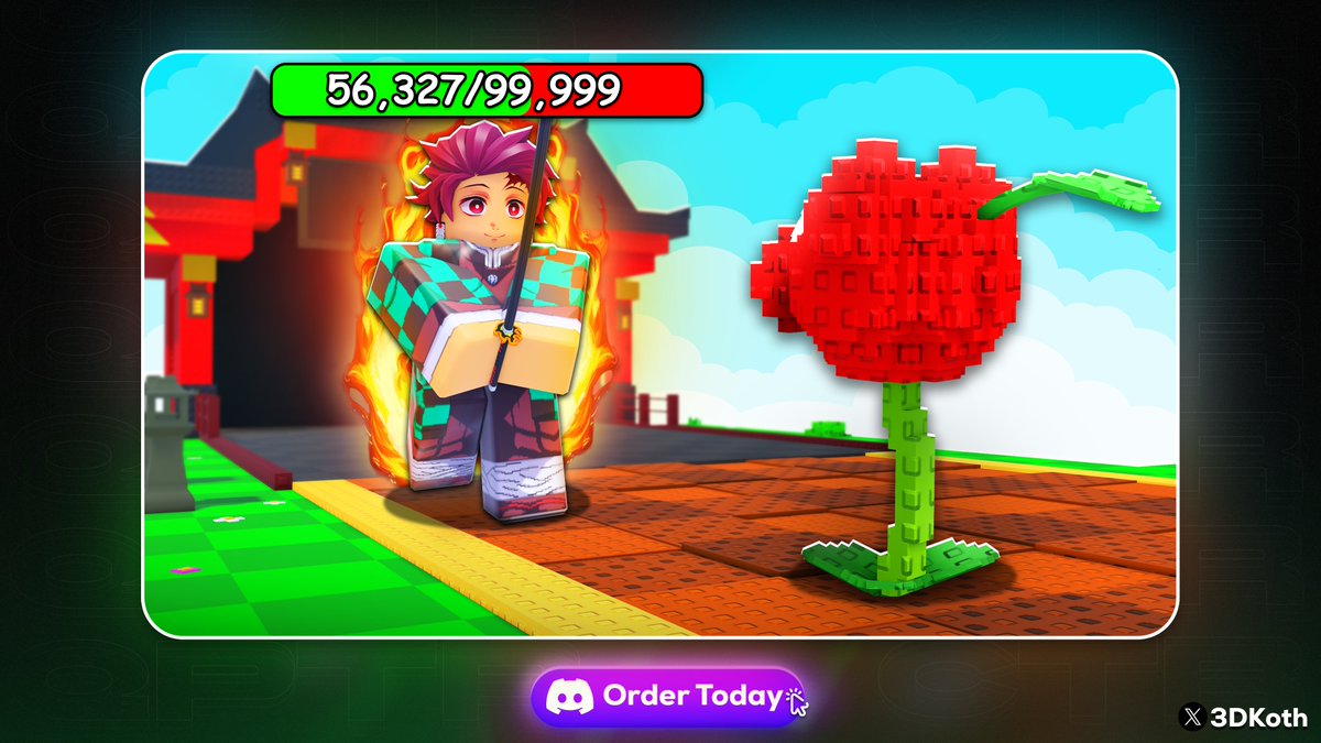 3DKoth's tweet image. Recent thumbnail for "Plants vs Anime" 🌱🥊
Order eye-catching designs with HIGH CTR and QPTR! 📈🚀
👉 discord.gg/ucymuTQ3wn
(⬆️Price increase happening soon, order now! 🚨)
Like 💖 & RT 🔁 for.. more daily posts? 👀😊
#Roblox #RobloxDev #RobloxGFX #RobloxArt