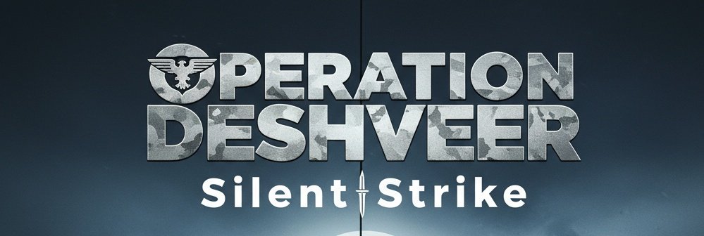 #PrabhasHanu 🔒 
🎬 Title: OPERATION DESHVEER
💥 Tagline: Silent Strike
