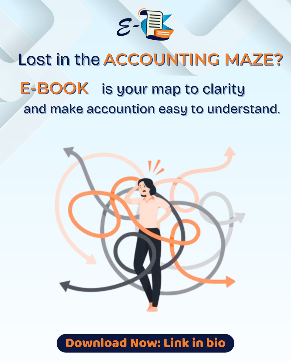 KisPvt's tweet image. Are you lost in the Accounting Maze? 🤯 Stop feeling confused by numbers and start walking the path to clarity Download Now - Link in Bio!

#AccountingMadeEasy #SmallBusinessFinance #EbookDownload #AccountingTips #FinanceForBeginners #BusinessOwnerLife #FinancialLiteracy