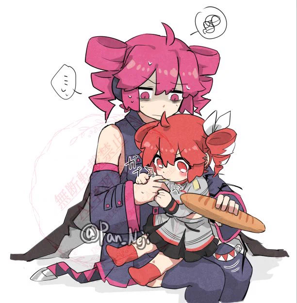 重音テトと小テトちゃん #重音テト