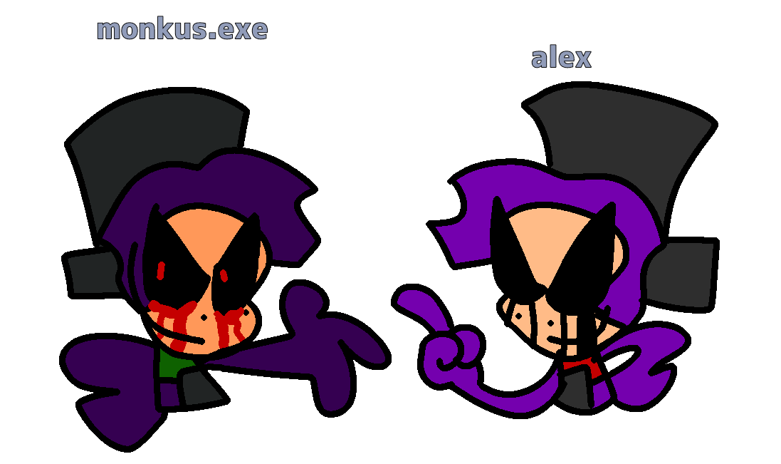 bluemongu's tweet photo. Monkus.exe and alex https://t.co/AuSkHPnRMJ