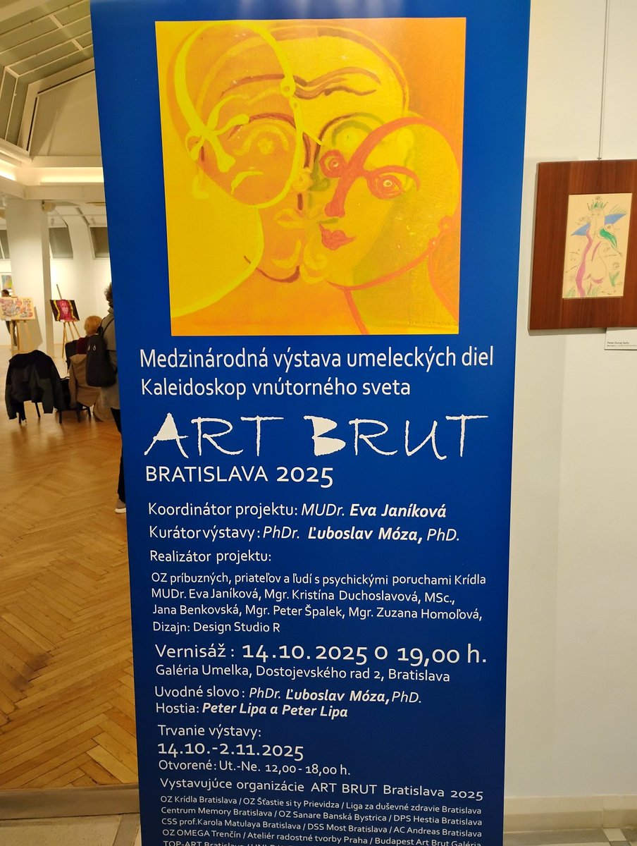AlbetaV's tweet image. Mezinárodní konference ART BRUT
Bratislava, Galerie Umelka
Bylo mi ctí