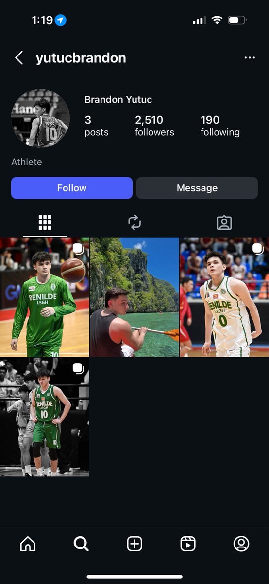 wannabearbie's tweet photo. RANDOM HOT GUYS ON INSTAGRAM:

Lipat naman tayo sa NCAA… let’s all meet ang Small Forward ng Benilde - La Salle Greenhills. 

ᗷᖇᗩᑎᗪOᑎ YᑌTᑌᑕ

Parang ang bango bango kahit pawisan na si Baby Boy… at parang hinde lang small but DAKS!!! 

EME!!! 🤣🤣

#NCAA
#RandomHotGuys https://t.co/hoUobTGVfj
