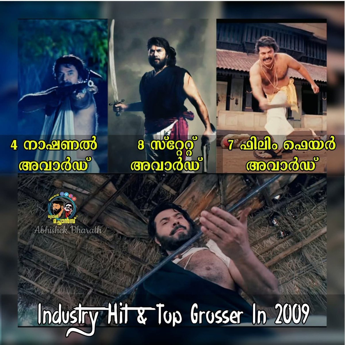 FrinilF's tweet image. 16 Golden Years ⚔️ Epic #PazhassiRaja
When every element of cinema aligns perfectly, a masterpiece is born 🔥
 and this is the one.

▪️4 National Awards
▪️8 State Awards
▪️7 Filmfare Awards

#Mammootty #PazhassiRaja