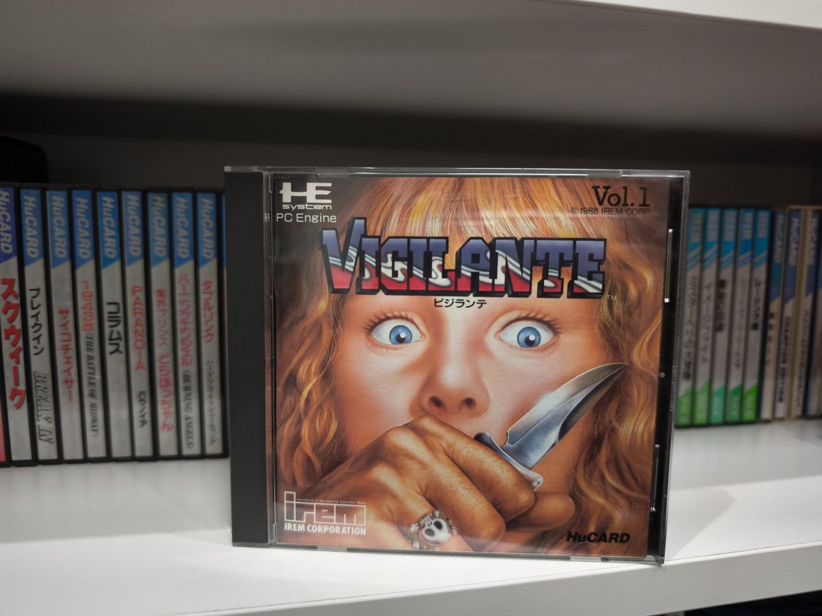 Txuitxe's tweet photo. Arrancamos el día con este #vigilante #pcengine #pcenginegt #pcenginelt #pcengineduo #irem #hucard https://t.co/u979d6Qxml