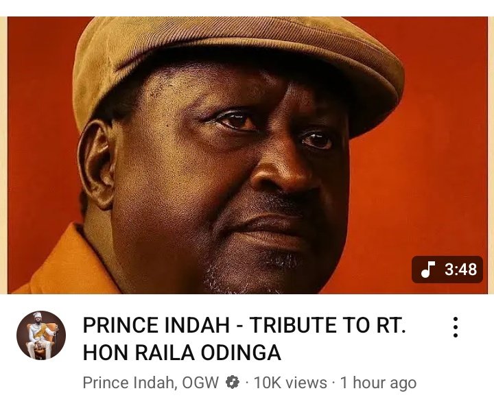 I see tribute songs for Raila Odinga have already getting released, if you come across any please copy paste the link on the comment section.

Next week I'll mix them and release an official Nonstop video mix in honor of Jakom.

#RestInPeaceRaila #WeThePeople