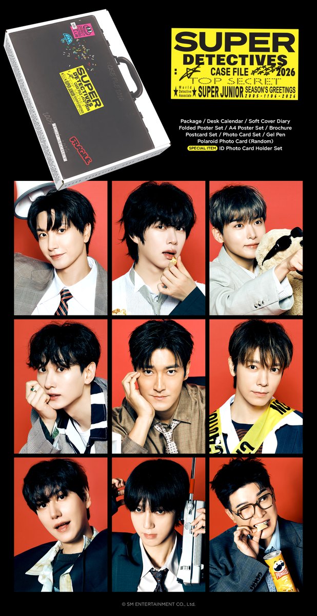 2026 SUPER JUNIOR SEASON’S GREETINGS
10.17(FRI) COMING SOON

#2026SEASONSGREETINGS #SUPERJUNIOR