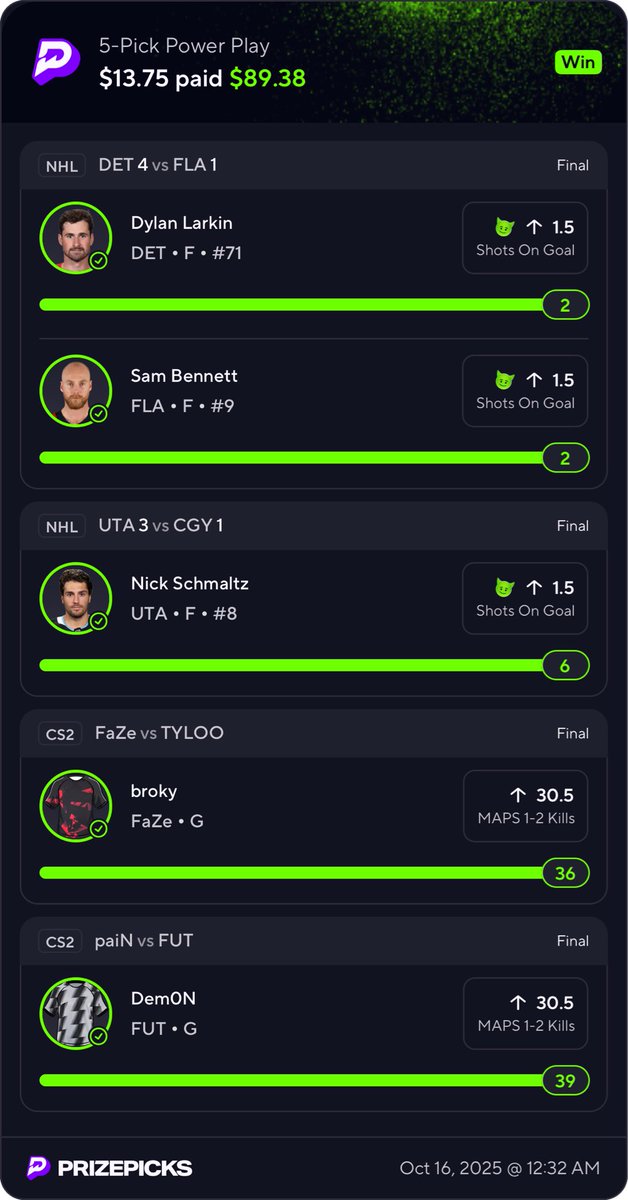 funeralwake's tweet image. That bounce back was easy asfff #prizepicks #prizepickscs2 #prizepicksnhl