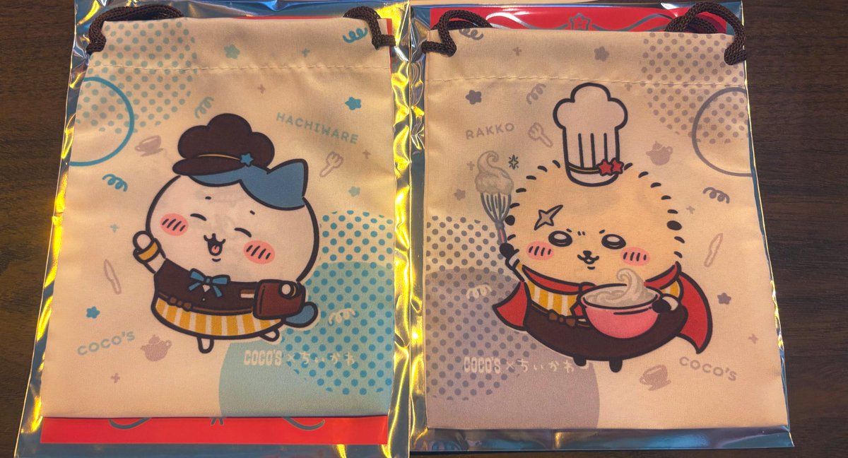 【交換】ココス オリジナルコラボグッズ 巾着

譲）ハチワレ ラッコ

求）同異種 ちいかわ うさぎ

郵送or大阪手渡し(本日は八尾宮町店におります)
お気軽にお声掛けくださいませ。