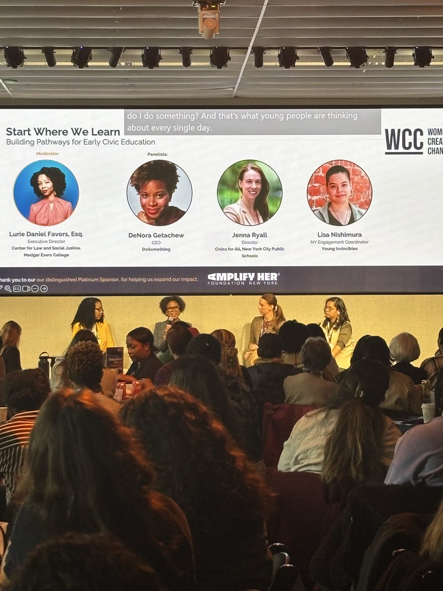 The #StateOfNYCWomen philanthropy panel was timely and insightful.  Strategic grant-making is a safety net when 💰 is withdrawn to create scarcity and destabilize families.  
We meet the moment with precision—anything less = saying “Let them eat cake”.