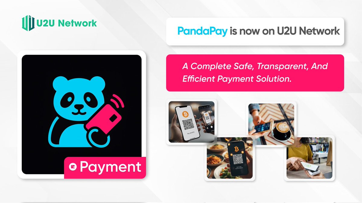 DeEmpireMine's tweet photo. 1/
We’re excited to welcome @PandaPay — a standout project from VietBUIDL Hackathon — to the #U2UNetwork family! 🐼💫
They’re building what many have dreamed of…
→ Crypto payments you can actually use in daily life.
🧵 Let’s dive in.
#U2UNetwork #PandaPay #DeFi #Web3Payments https://t.co/FmN87fKmyP