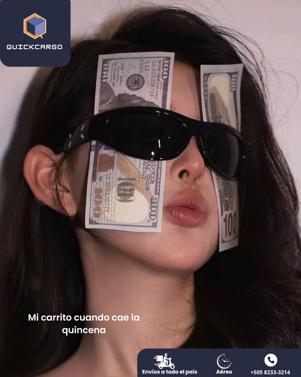 Quickcargo_'s tweet image. 🛒 Porque cuando cae la quincena… ¡mi carrito se llena!
💵 Traé todo lo que querés desde USA con QuickCargo.

✈️ Envíos a todo el país.

#MiamiANicaragua #QuickCargo #ShoppingTime