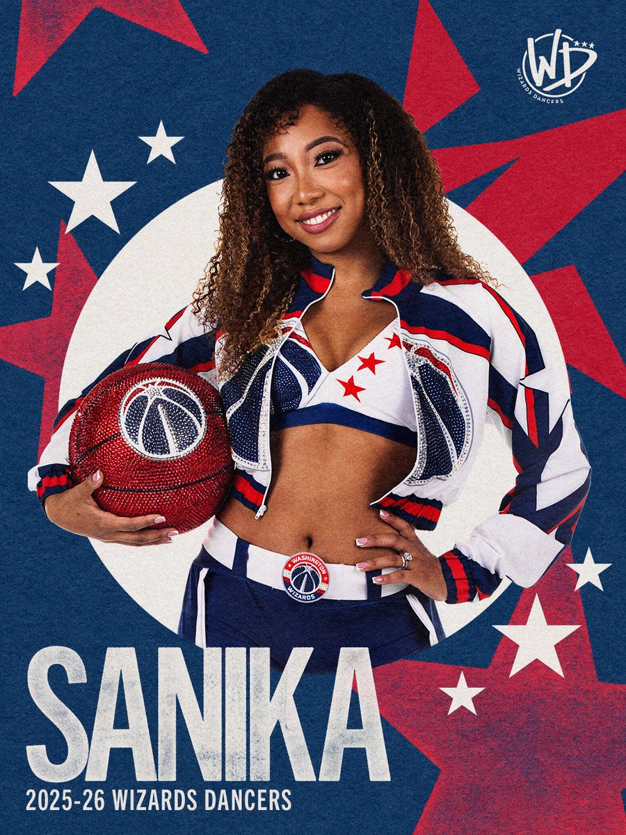 washwizardsjp's tweet photo. Welcome to the team Sanika! 2025-26シーズン、Wizards Dancersにニューヨーク生まれ日本育ちの磯崎ルゴー紗仁花さんが加わりました！

#ウィザーズ｜@Wizardsdancers https://t.co/blr8bjN5EG