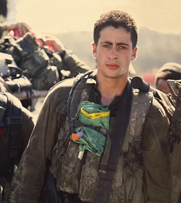 Vivid.🇮🇱 (@vividprowess) on Twitter photo Guy Bazak was just 19 when he bravely fought Hamas for hours on October 7th, knowing he might not survive.  
He saved lives, but he didn’t make it home.  
A young man with a brave heart.  
Remember his name. Guy Bazak was just 19 when he bravely fought Hamas for hours on October 7th, knowing he might not survive.  
He saved lives, but he didn’t make it home.  
A young man with a brave heart.  
Remember his name.