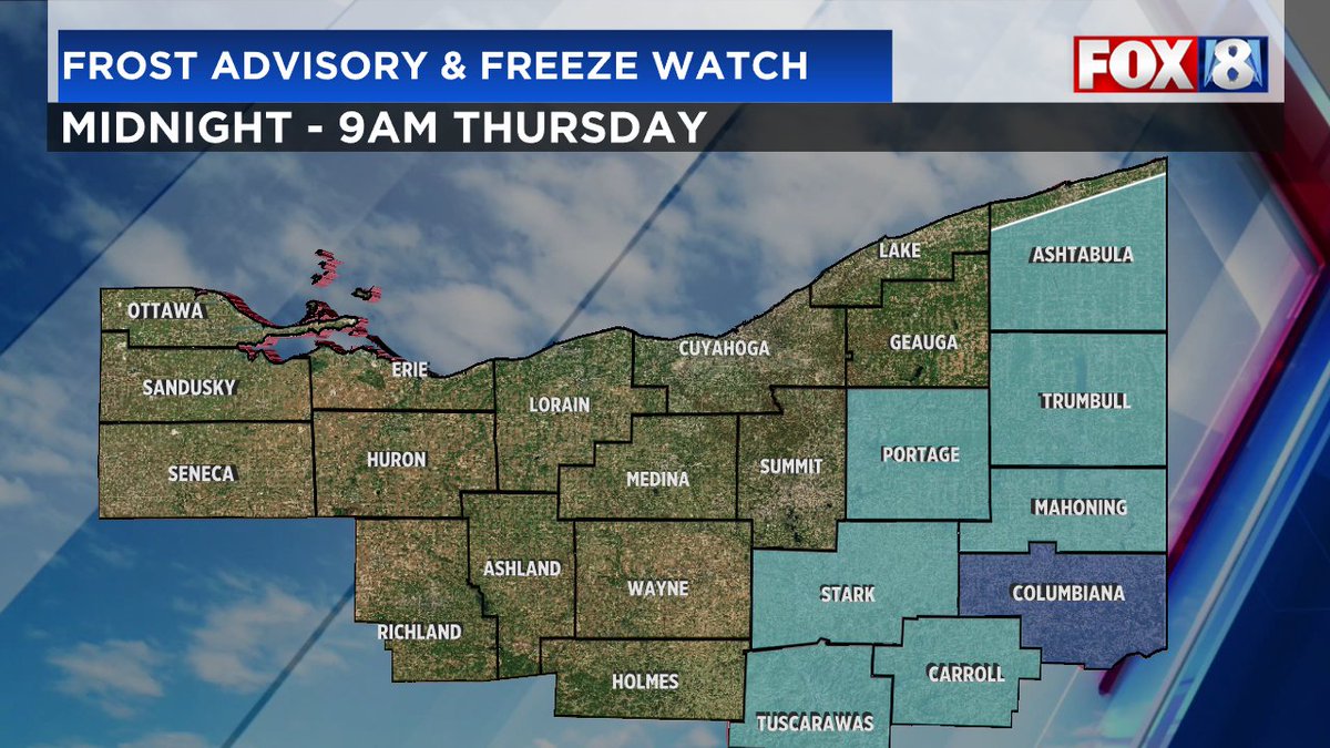 Frosty start to the day...especially for those east of I-71

<a href="/fox8news/">fox8news</a> #Ohio #Cleveland
