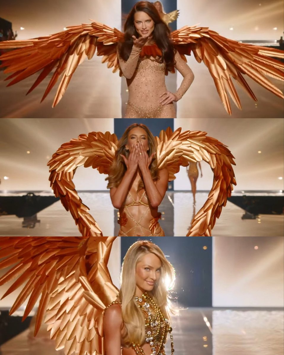 The Big Three! 👑 

Adriana Lima - 26 years with VS
Alessandra Ambrosio - 25 years with VS
Candice Swanepoel - 18 years with VS 

The holy trinity of VS Angels who defined an era, set the standard, and still reign supreme in 2025. 👏🏻

#VSFashionShow 
#VSFS2025
