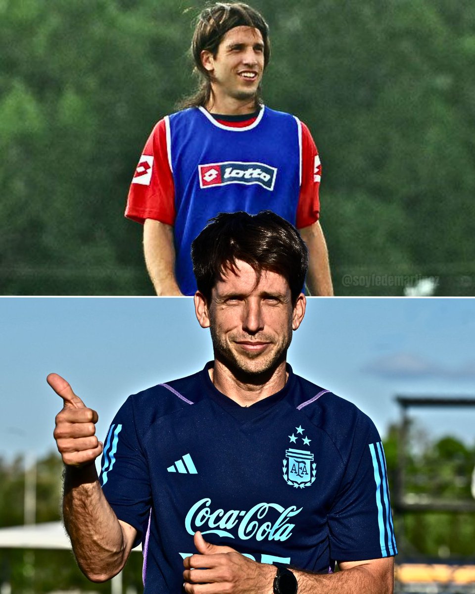 soyfedemartinez's tweet photo. Tiene menos de un año con la Sub 20 y ya están en las puertas de un nuevo título juvenil. Diego Placente y su ADN que le llegó a los jugadores. https://t.co/fscYUo6Uxv