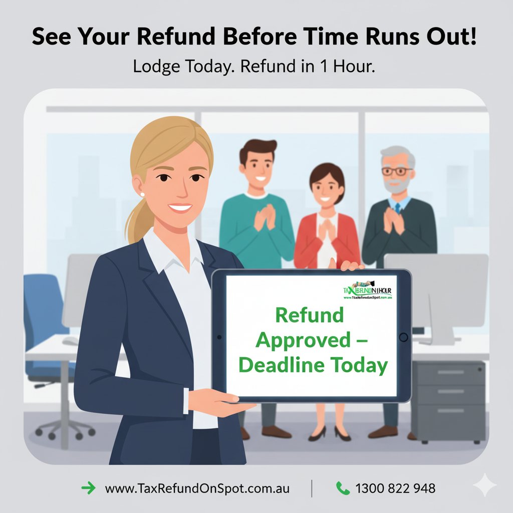 TaxRefundOnSpot's tweet image. SEE YOUR REFUND BEFORE TIME RUNS OUT! LODGE TODAY. REFUND IN 1 HOUR.
#timerunsout #lodgetoday #refundin1hour #viralday #easywayprocess #filenow