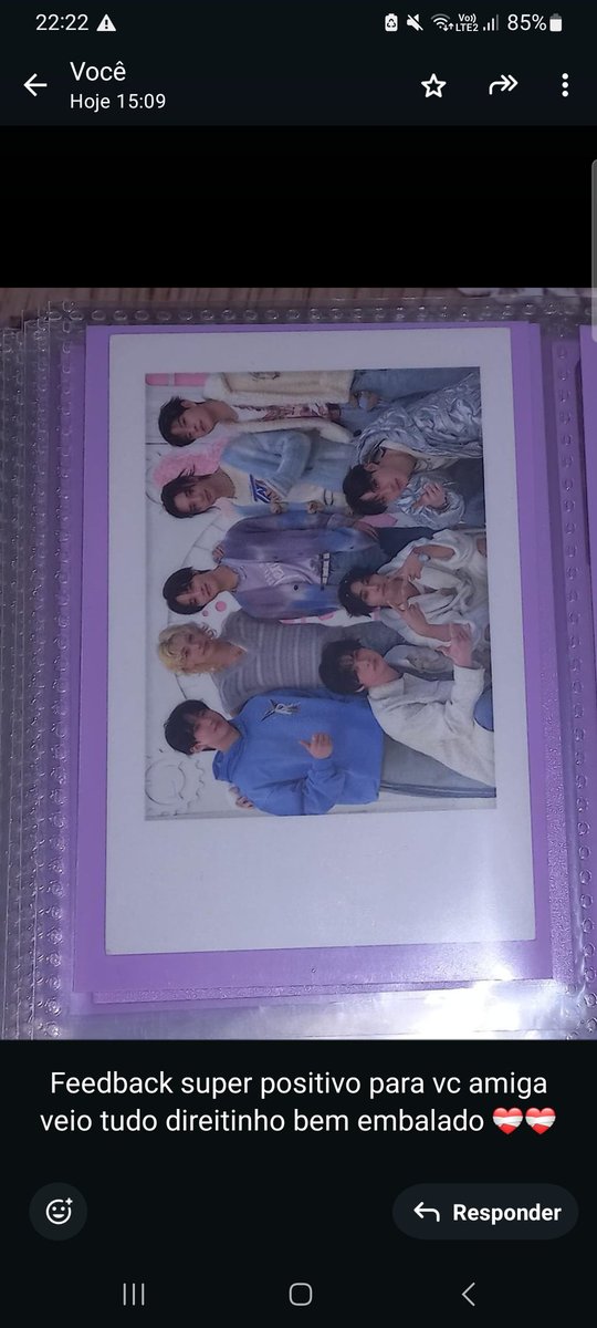 Giulia47249805's tweet photo. Feedback super positivo para @heartchanniee que me vendeu essa polaroid do Skz, obrigada por ajudar minha coleção, veio bem embalado tudo direitinho ❤️‍🩹❤️‍🩹 https://t.co/bvdSgoyM6O