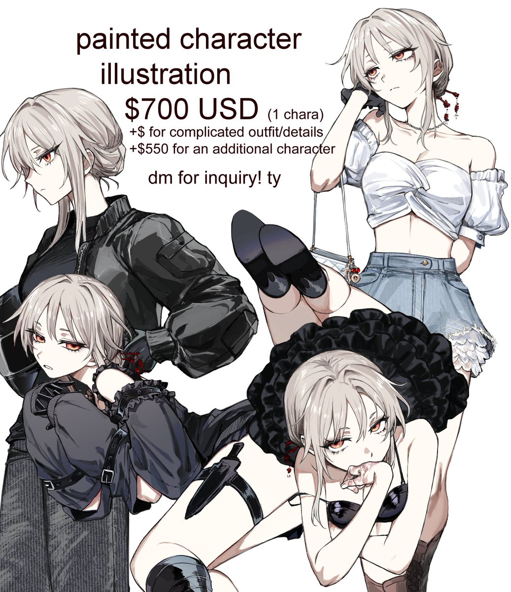 buttoniris's tweet image. hello opening commissions 🙇
- 2-3 slots, please dm me your details/character sheets!
- commercial use🆗
rts and likes appreciated, thank you for taking the time to look ❤️