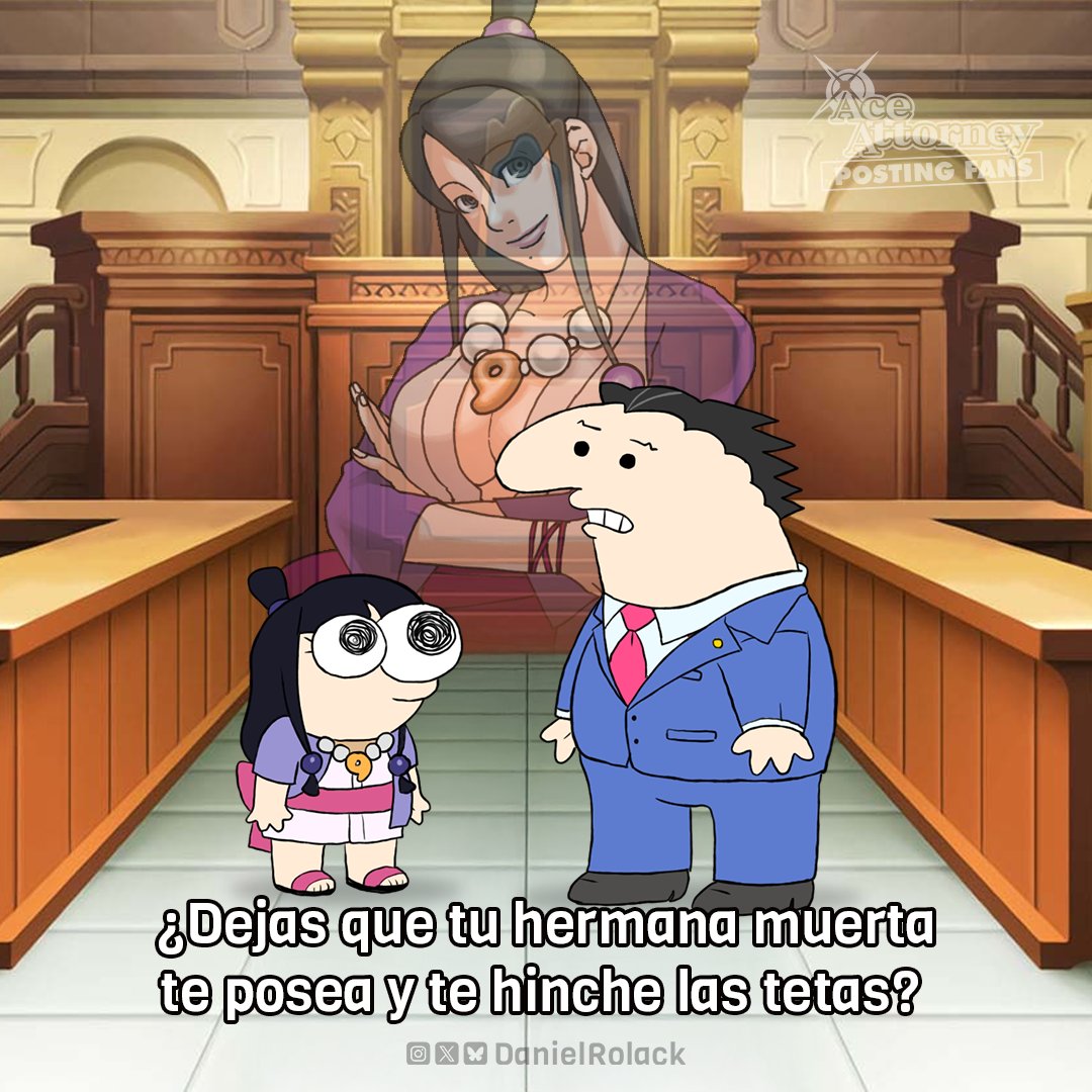 No pude hacer este meme sin reirme como escolapio

[ #AceAttorney x #smilingfriends ]