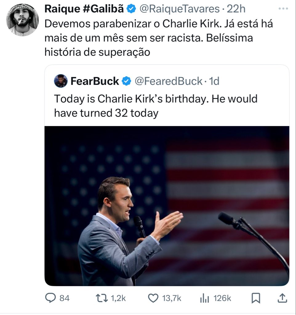 . <a href="/POTUS/">President Donald J. Trump</a> <a href="/realDonaldTrump/">Donald J. Trump</a> <a href="/SecRubio/">Secretary Marco Rubio</a> <a href="/JDVance/">JD Vance</a> <a href="/EmbaixadaEUA/">Embaixada EUA Brasil</a> <a href="/WhiteHouse/">The White House</a>