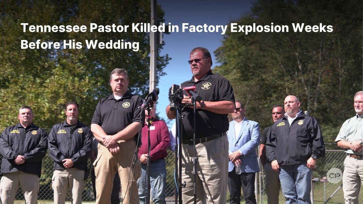 ChristianPost's tweet photo. Tennessee Pastor Trent Stewart, one of 16 victims in Friday’s plant explosion, was weeks from his wedding. Friends say he “shined the love of Jesus” in every room he entered. 💔🙏
#TrentStewart #TennesseeExplosion #FaithInAction #WaverlyStrong
🔗 https://t.co/vlQ0KUfib5 https://t.co/ubPKLnvhR7
