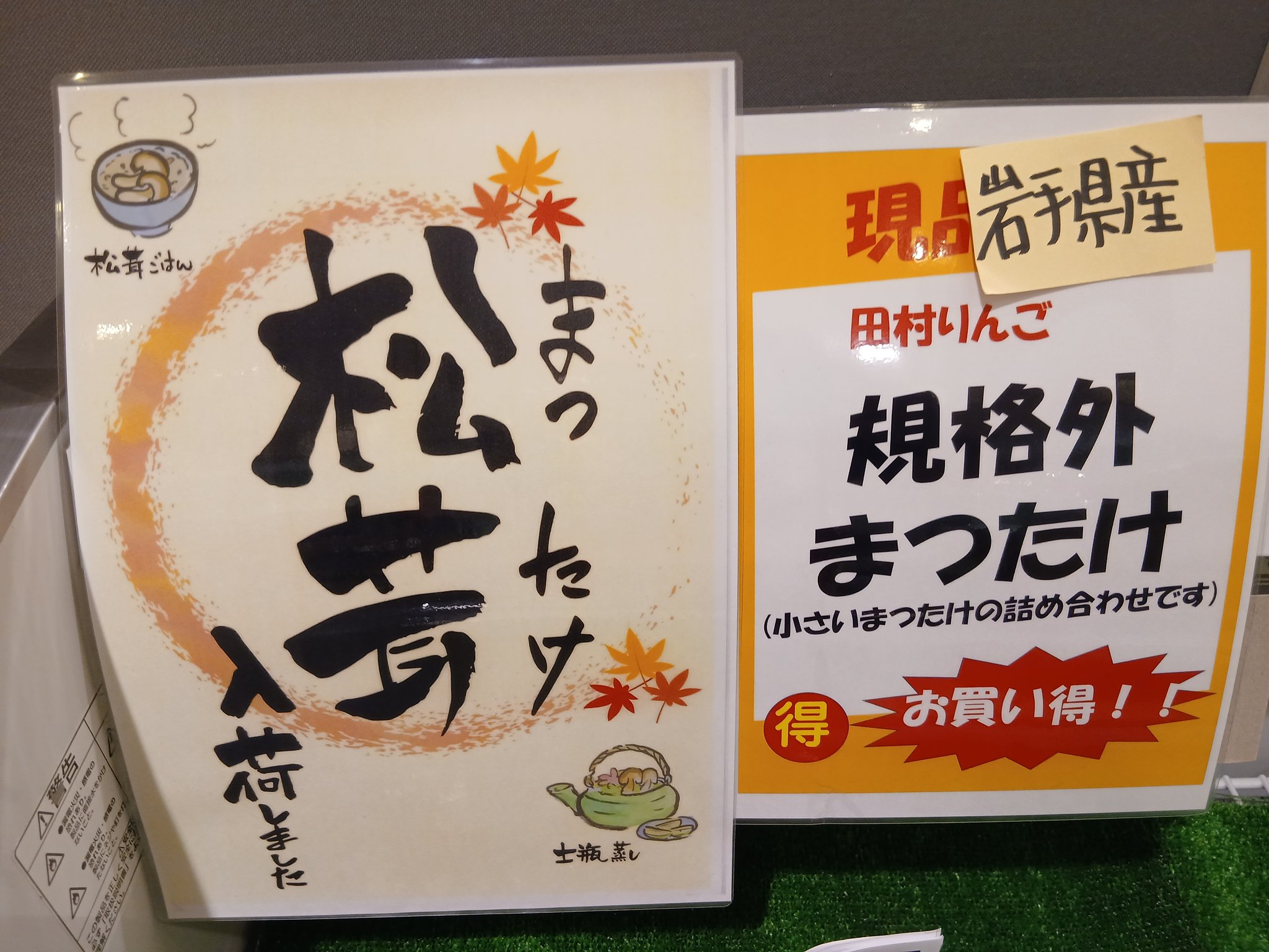 岩手県産松茸秀品 ❗最終値下げ❗ 10月17日午後取れ 送料込み 9/30 シーズン終了 岩手県産 松茸 最高峰 約118g