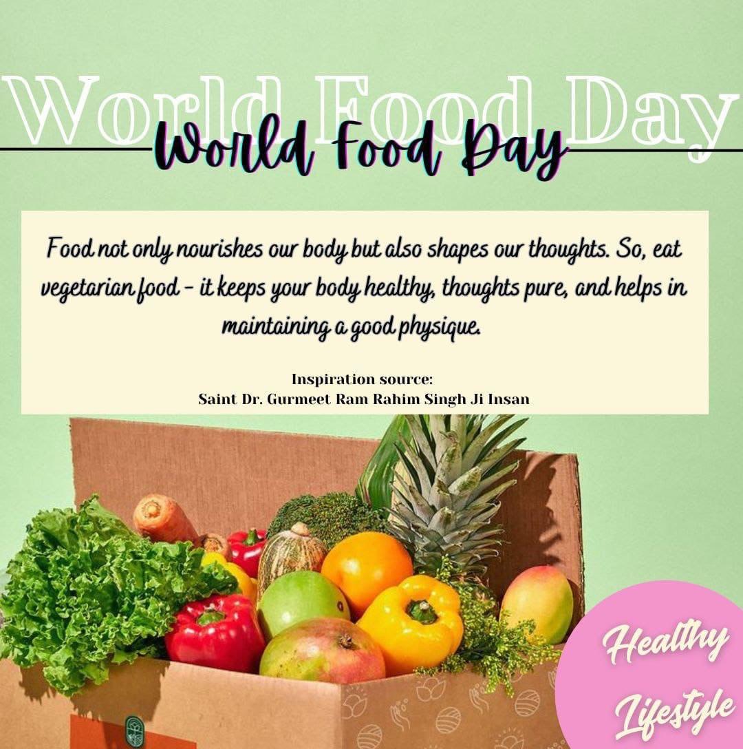 VajinderInsan's tweet photo. #WorldFoodDay
 As #WorldFoodDay2025 approaches on October 16, 2025, followers of Saint Gurmeet Ram Rahim Singh ji  This campaign #FoodBank involves volunteers fasting for one day each week and donating their saved meal to  food bank, with the food then distributed to the needy. https://t.co/hyJm4MWnPC