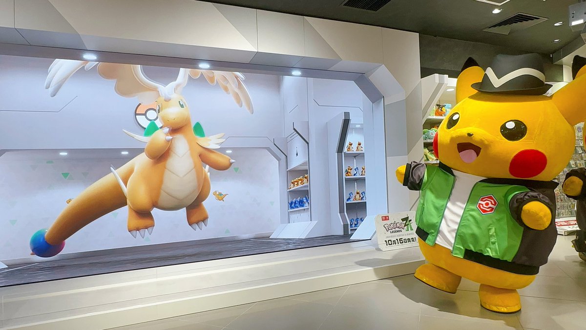 ポケモンセンター オーサカお披露目会🌟 ZAピカチュウ が来てくれたよ