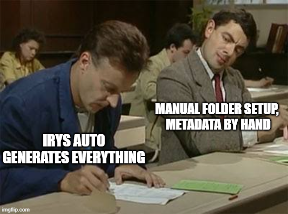 rocariedk's tweet image. IRYS already did it.
You’re just copying the hard way.

@irys_xyz #MrBeanCopyingMeme #SmartWorkflow