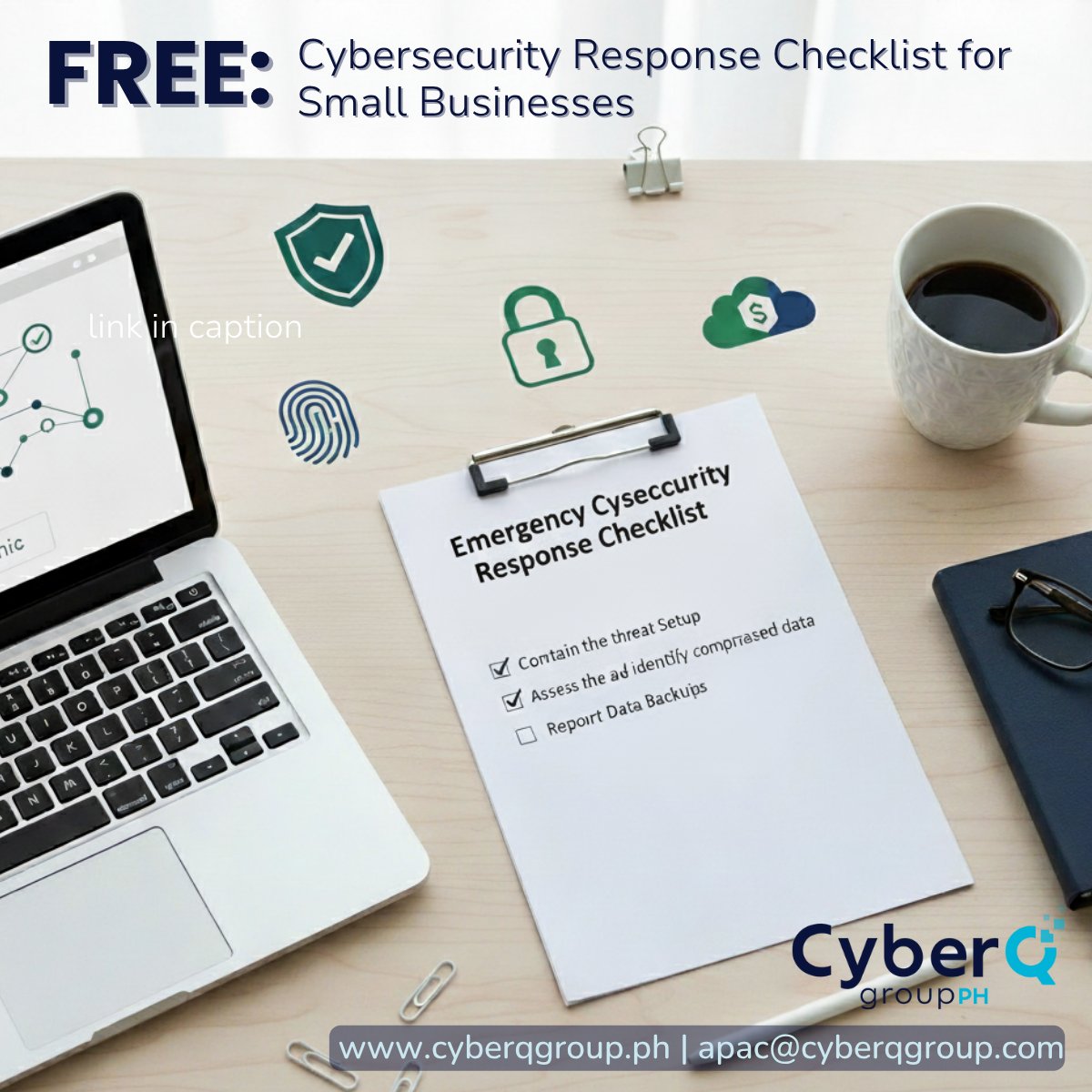 CyberQGroup_PH's tweet image. Do you know what to do in the first 24 hours after a hack?
Get your FREE Cybersecurity Response Checklist
 👉 hubs.li/Q03ND8rB0

 #CyberSecurityPH #CyberGuardPH