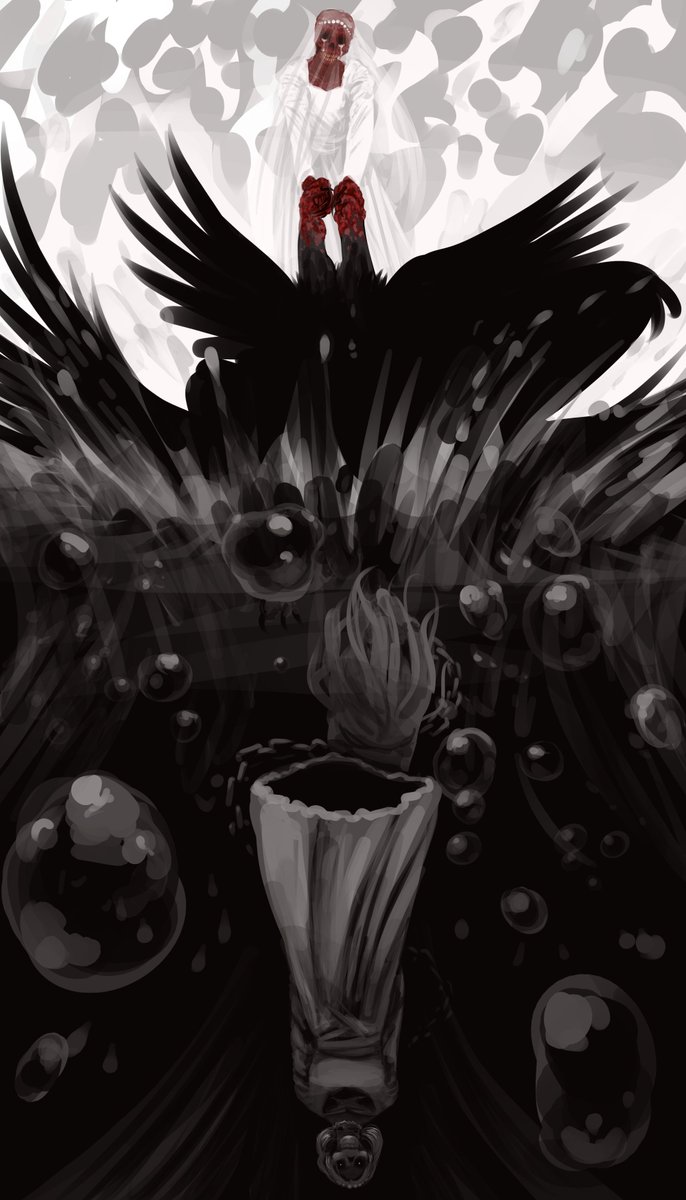 letoilepourpre's tweet image. #slaytober + #goretober day 12: the grey(s) + bruning/drowning
sorry i was busay and tired im a bit behind