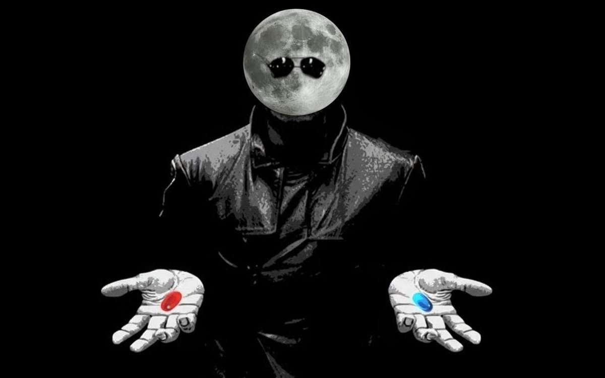 Take the red pill , keep living the degen life.

Take the blue pill ,and I’ll take you to the moon.

The choice is yours.